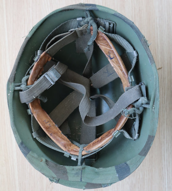 Yugoslavian M59/85 Steel Helmet with Camo Cover #4