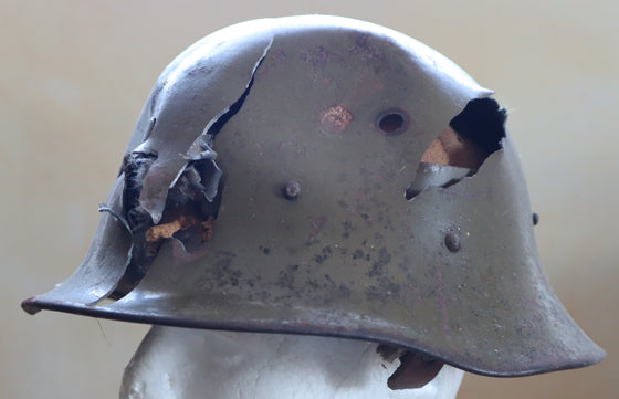 Bulgarian M36A Steel Helmet Used in YouTube Ballistic Test Video
