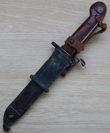  Polish Type 1 AKM Bayonet Orange Bakelite Handle- Used #2