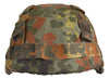 German Bundeswehr Flecktarn Kevlar Helmet Cover- Used