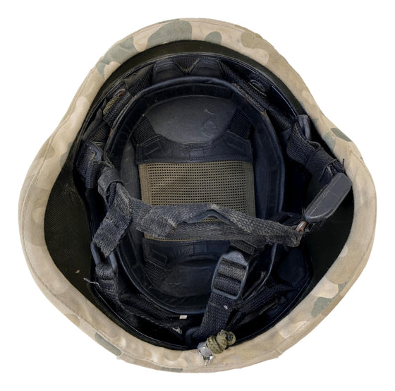 Polish Wz.2000 Kevlar Helmet with Desert Pantera Cover
