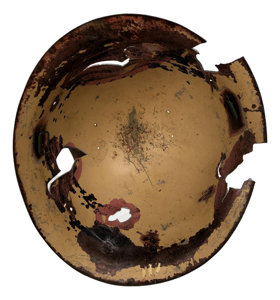 Japanese Type 90 Steel Helmet used in Mike B YouTube Ballistic Test