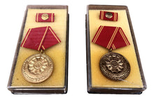  East German VolksPolizei 20 and 25 Year Service Medals- Un-Issued