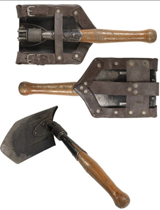 Romanian Folding E-Tool with Carrier- Used