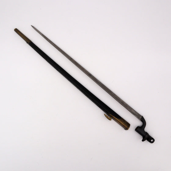 British Martini-Henry Socket Bayonet and Scabbard